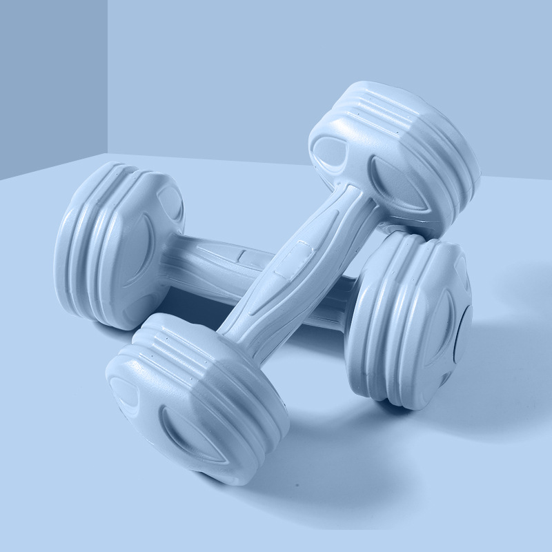 Mancuerna de fitness para mujeres equipo para el hogar yoga para niños de las mujeres recubrimiento muscular del brazo pegamento mancuerna para hombres 1kg ejercicio físico