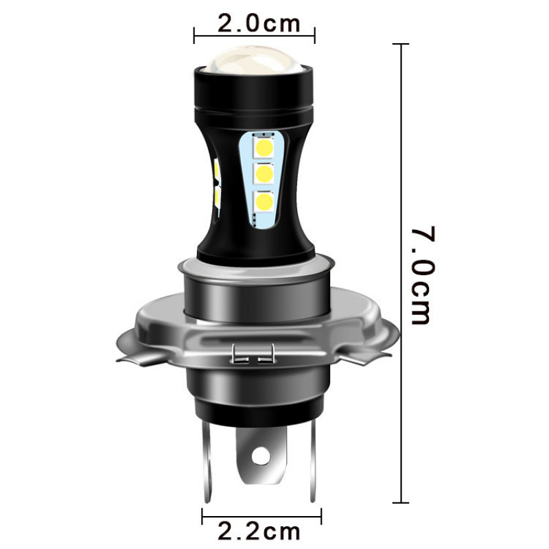 Lámpara de niebla LED de automóvil nueva 9003 / H4 3030 18smd luz de niebla brillante