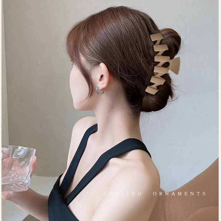 女性用ヘアピン、高級感のある韓国東大門と同じスタイルのヘアピン、後頭部のシャーククリップ、女性用ヘアアクセサリー|undefined