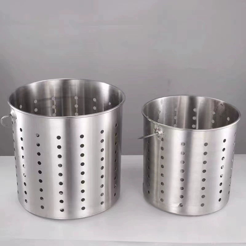 Antibacterial universal bucket stainless steel, handheld drying rack, 30cm