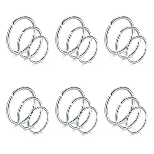 18PCS-Silver