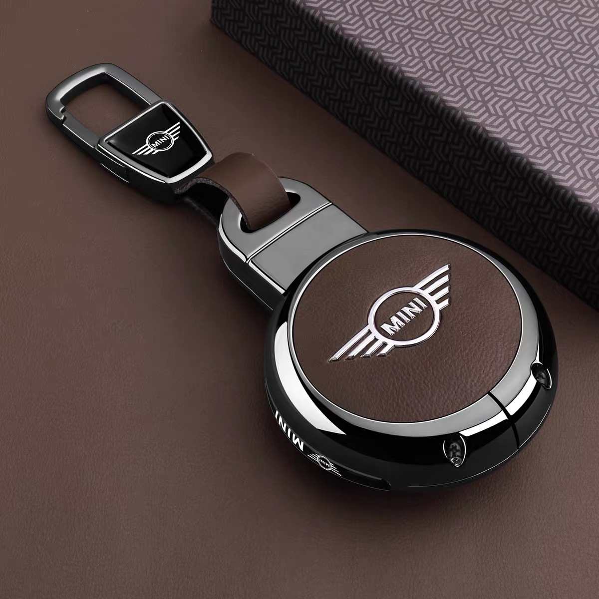 Suitable for Bmw Mini Country Key Cover Mini Shell Man Bag Cooper Buckle F54F55F56F60 Men and Women