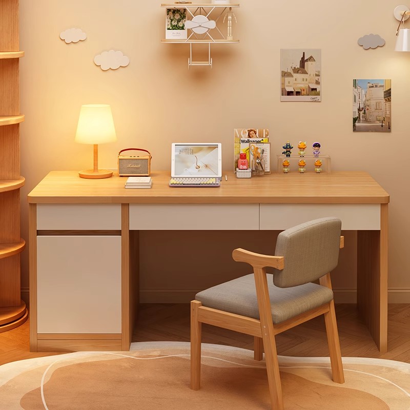 Escritorio de escritorio de computadora escritorio de escritorio estudiantil escritorio de escritorio dormitorio moderno escritorio de escritorio simple con cajón escritorio
