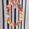 帝凯 Organic bracelet, jewelry, accessory, crystal, round beads, wholesale