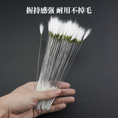 Silver Needle Chicken Feather Stick Silver Needle Crane Feather Stick Professional ear picking tool for picking out ear hair and piercing ears with exquisite workmanship