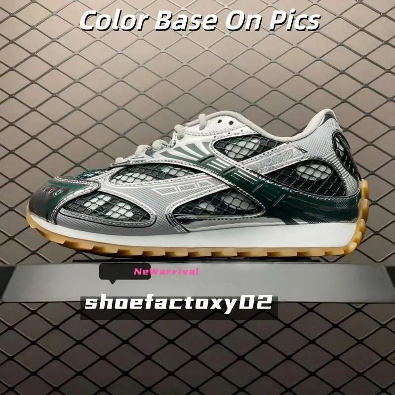 In-Stock European Version 2026 New Model Mesh Color-Blocking High-Quality Genuine Leather Classic Versatile Thick-Soled_vogvips.com