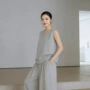 无袖定制v领春夏上衣