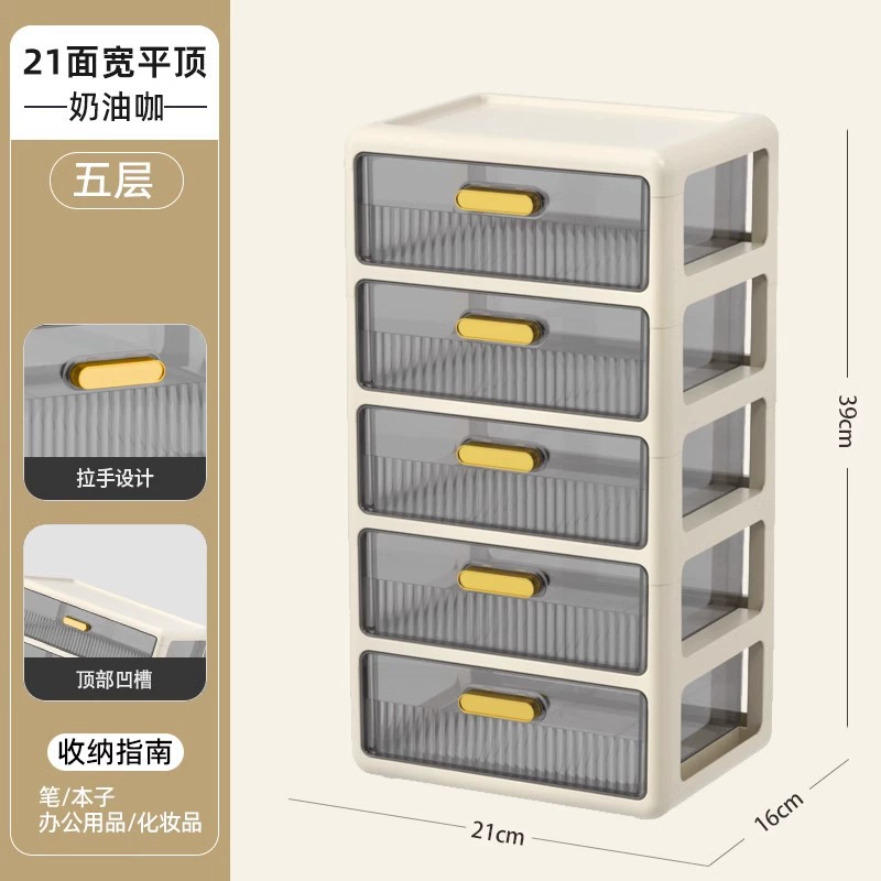 Cosmetic table storage box, lipstick, capacious transparent plastic face mask