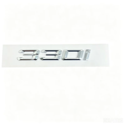 for the rear emblem with: Car logo - older-model-bmw-330i-electroplating