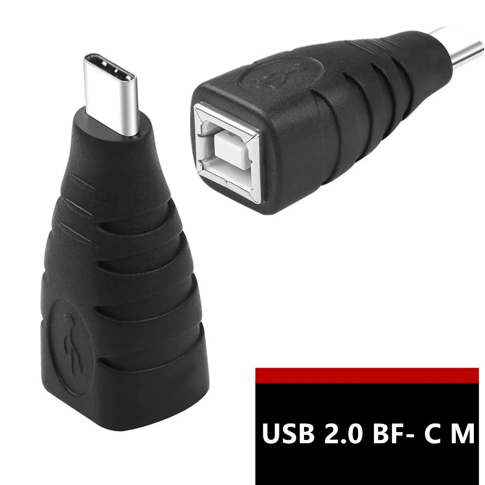 Тип C мужской/женский к USB 2.0 B женский разъём печатная плата сканер факс электронная пианино квадратный порт адаптер