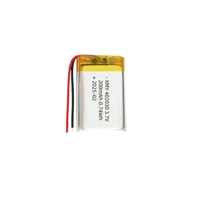 402030聚合物电池 150mAh LED灯画 测距仪蓝牙耳机仓充电电池3.7V
