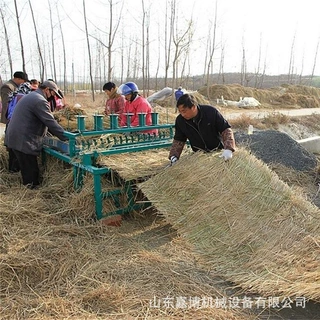 农村致富草帘机 2023稻草编织机 防晒草苫机规格 2.2kw 电机带