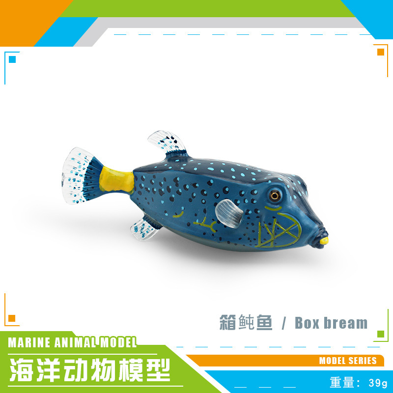 Exportación transfronteriza simulación de animales marinos conchas de cañón de peces, caparazones, atún, espada, peces voladores, adornos de modelo estático