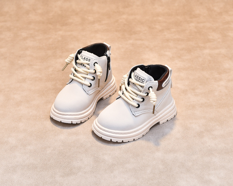 Kindermartinstiefel Aus Leder Für Jungen Und Mädchen Herbst_voghion.com