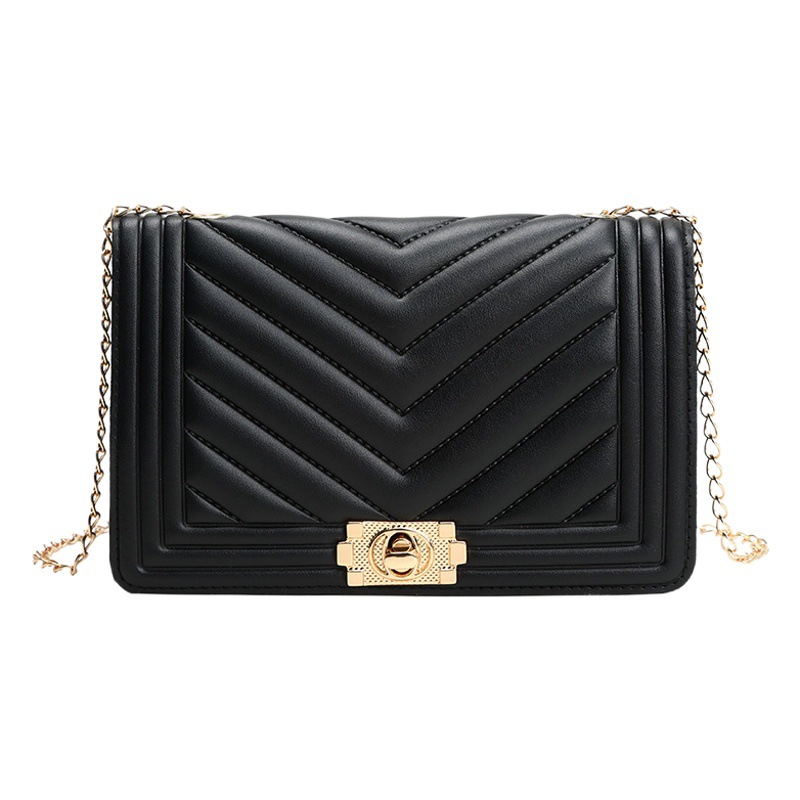 Comercio exterior de bloqueo rómbica hombro crossbody pequeño bolso cuadrado 2023 nueva moda simple bolso de mujer en stock fábrica al por mayor