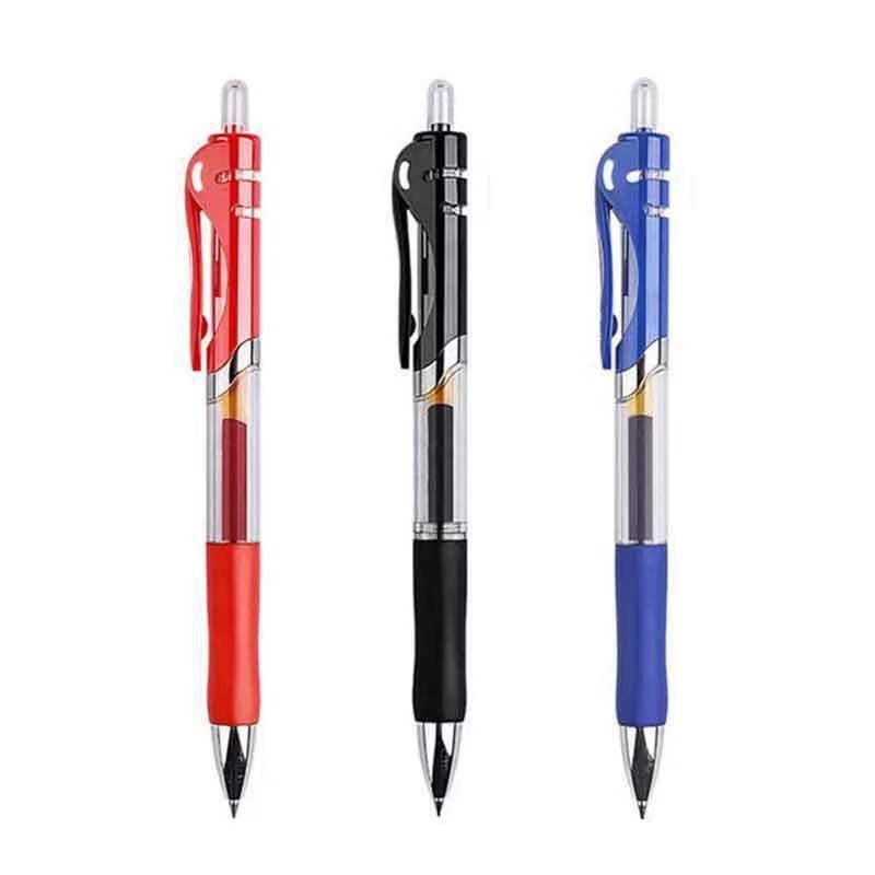 クラシック K35 プレスゲルペン 0.5 ミリメートル弾丸ヘッド学生試験オフィス文具速乾性署名ペン水性ペン|undefined