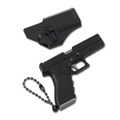 小号格洛克G17手枪模型快拔套 p18c塑料配件钥匙扣保护套