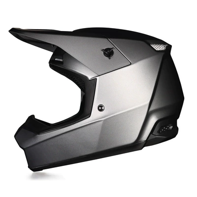 Bike Full-Face Helmet Detachable – Motorcycle Safety Supplies - titanium-gray-s