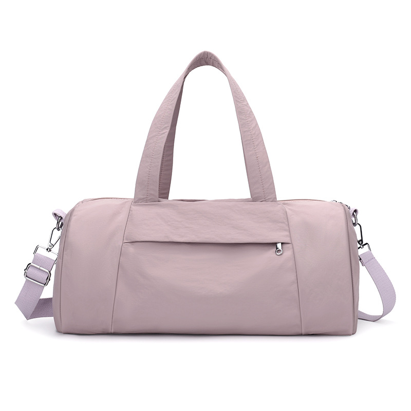 Bolsa de viaje de corta distancia de gran capacidad, bolsa de fitness de natación deportiva para mujeres, bolsa de equipaje de almacenamiento portátil de varios compartimentos para viajes de negocios