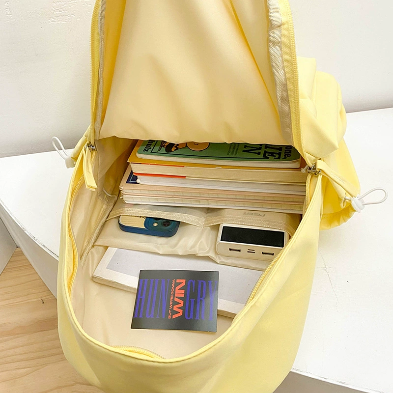 Backpack, Korean style 2023 collection, lightweight 0.29 kg, multiple colors