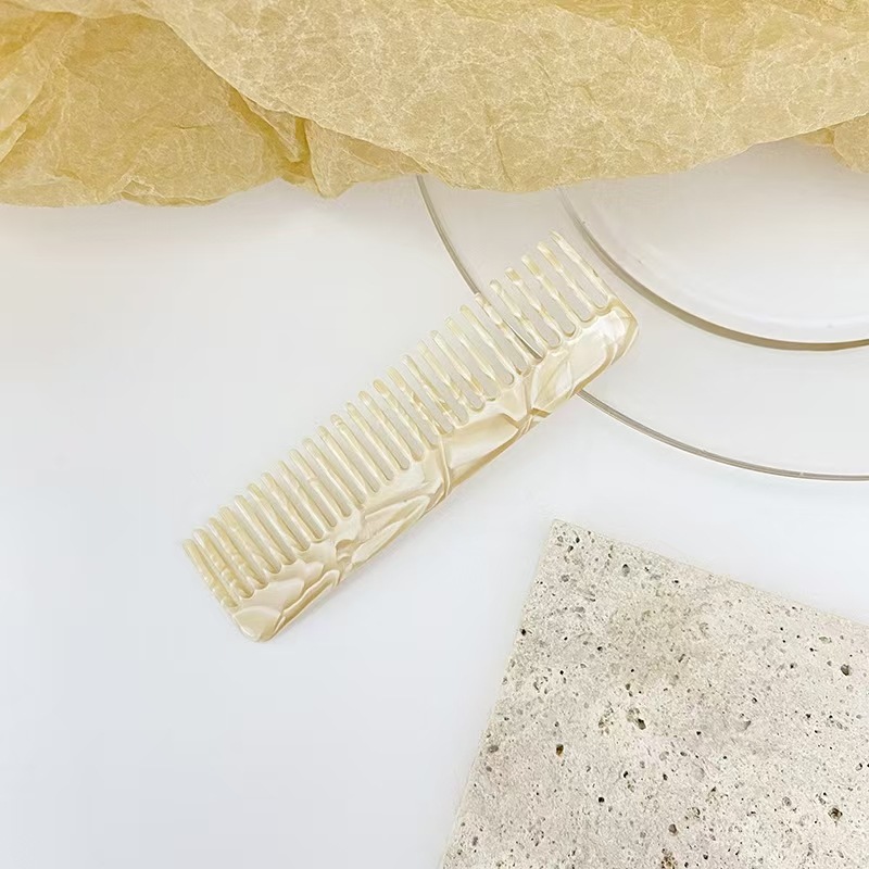 Peine de bolsa de aire de acetato popular europeo, peine de masaje de cabeza esponjoso para niñas, peine de colchón de aire de peluquería portátil para el hogar