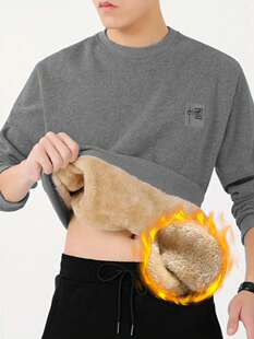 O 48379 Men's lambswool fleece sweatshirt ��ʿ���q�ӽq�l��