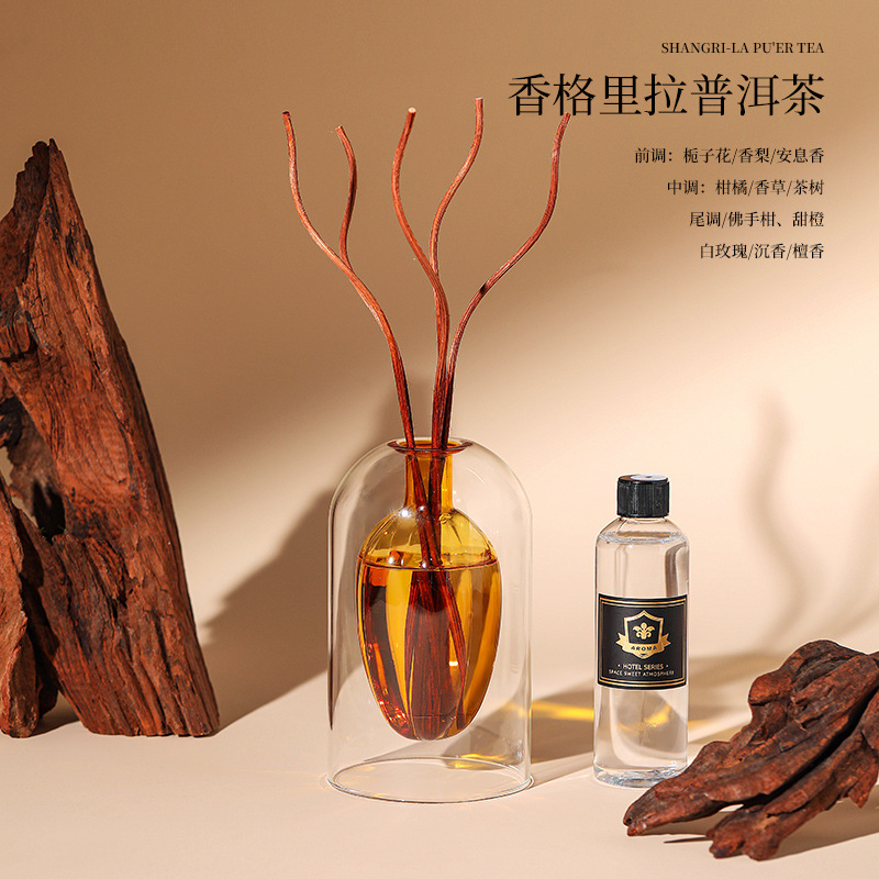 Botella de aceite esencial aromático de caña para el hogar de alto nivel de fragancia de olor interior adornos de baño regalo image 17