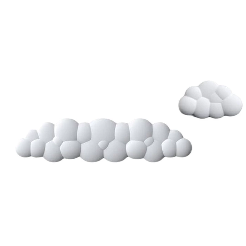 Leather memory foam palm rest, cloud wrist pad, 15×8×2.3 cm, soft typing support