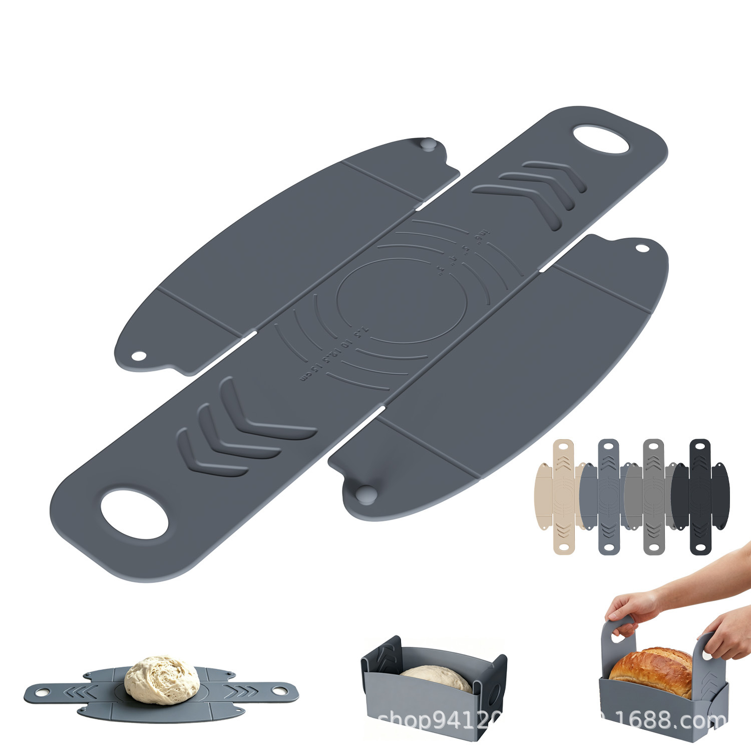 Cross-Border Silicone Bread Demoulding Mat Baking Tool, High Temperature Resistant, Easy to Clean, Foldable Baking Mat, Non-Stick, Easy to Demould
