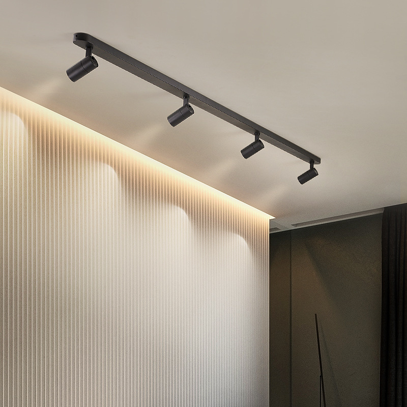 Household Surface-mounted Track Light Living Room Clothing Store Cloakroom Shop LEDStrip Ceiling Sofa Bar Lighting