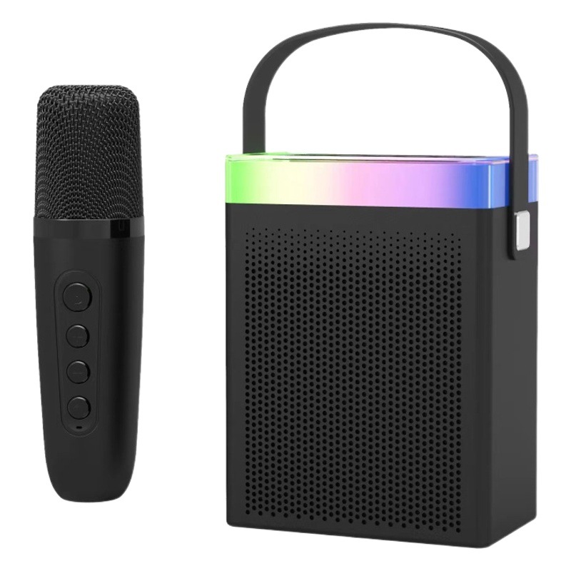 Altavoz Bluetooth, micrófono integrado inalámbrico para el hogar, subwoofer ksong, tarjeta portátil para exteriores, altavoz Bluetooth pequeño