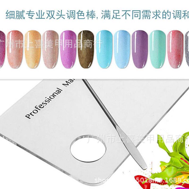 New acrylic transparent palette beauty palette palette palette stick foundation liquid color mixing nail tools with holes New acrylic transparent palette beauty palette palette palette stick foundation liquid color mixing nail tools with holes