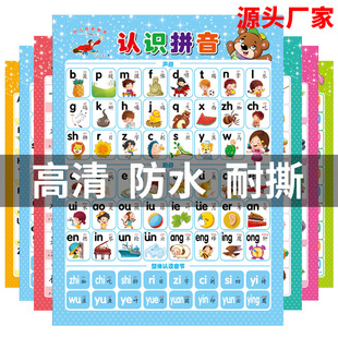 Silent Wall Chart Baby Cognition Enlightenment Baby Early Education Literacy Wall Stickers High Feet Young Connect Source Factory