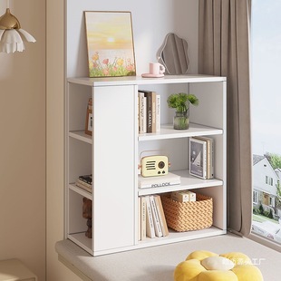 Bay Window Balcony Storage Cabinet Bookcase Tatami Low Cabinet Window Sill Cabinet Storage Rack Bedroom Storage Cabinet Sundry Cabinet