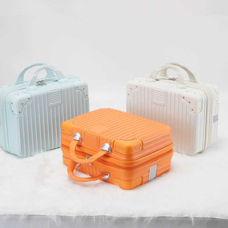 Retro handheld suitcase, small box, storage system, 14inch