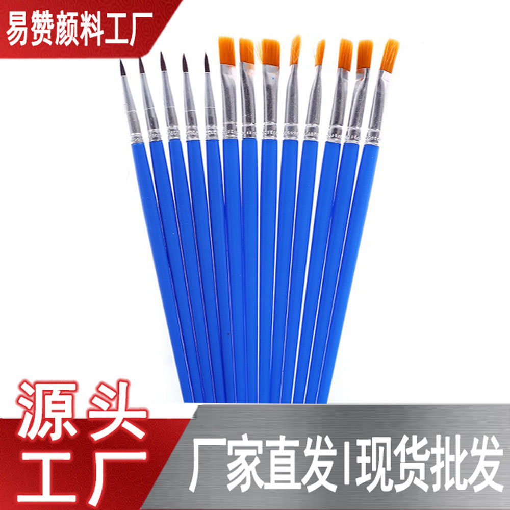 Children's plastic nylon brush, digital ceramic kite made of plaster