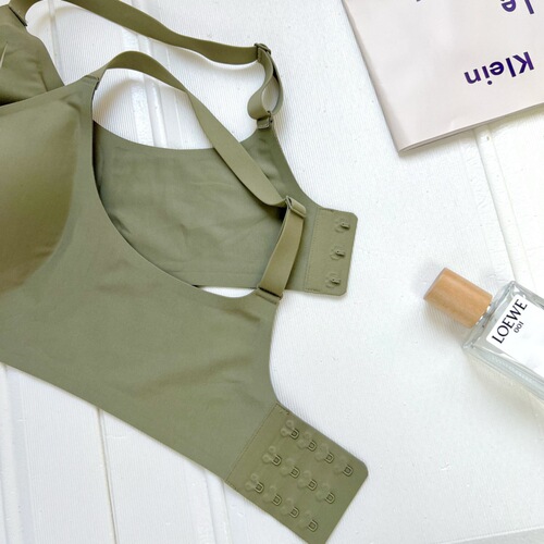 Spring/Summer Collection YX5510 Fixed-Cup Jelly-Strip No-Ring Sports Bra | Women's One-Piece Push-Up Seamless Bra