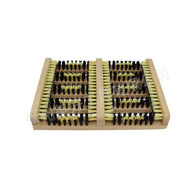 出口品质户外鞋刷雪地刷/鞋框刷/擦鞋器/黄黑丝鞋刷/