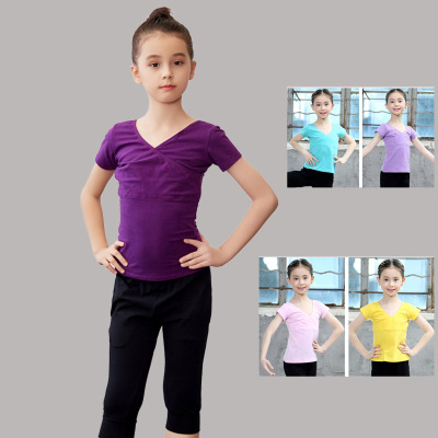 children Dance costume Uniforms girl Cross Collar dance jacket Seventh Haren pants Fission suit Shirt