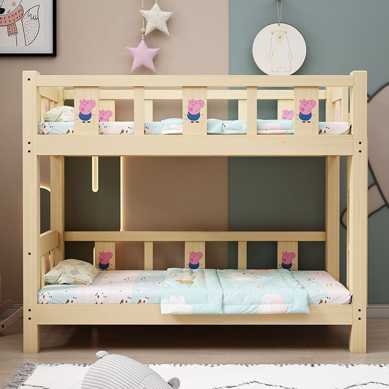Kindergarten Special Bed, Nap Bed, Solid Wood Children's Bed, Bunk Bed, Primary School Student Care Class Bed, Thickened Upper and Lower Bunk Bed
