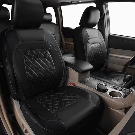 Cross-Border Foreign Trade Hot-Selling Car Seat Covers, Diamond Quilted Embroidery, Full Leather Pu Leather, Universal Seat Cushion Covers for All Seasons in Europe and America