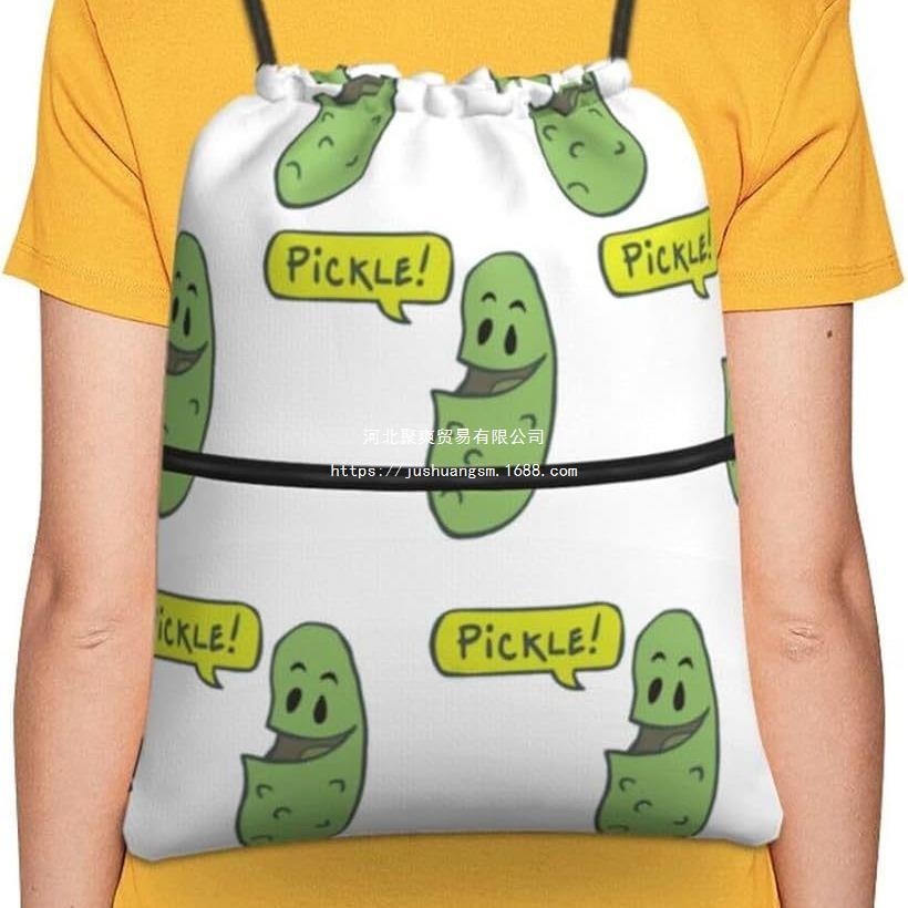 泡菜束口袋三泡菜儿童生日派对抽绳双肩背包袋便携收纳袋跨境兴爽