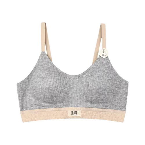 OB018 Xiaohongshu same style jelly strip thread BIG Dream letter trendy Korean bra casual sports bra