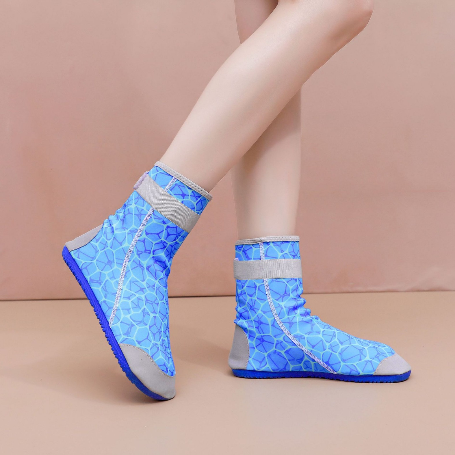 興拓ハイカット親子子供用男女兼用ウォーターシューズ、シュノーケリングビーチシューズソックス、ホームフロアシューズ、スイミングシューズ