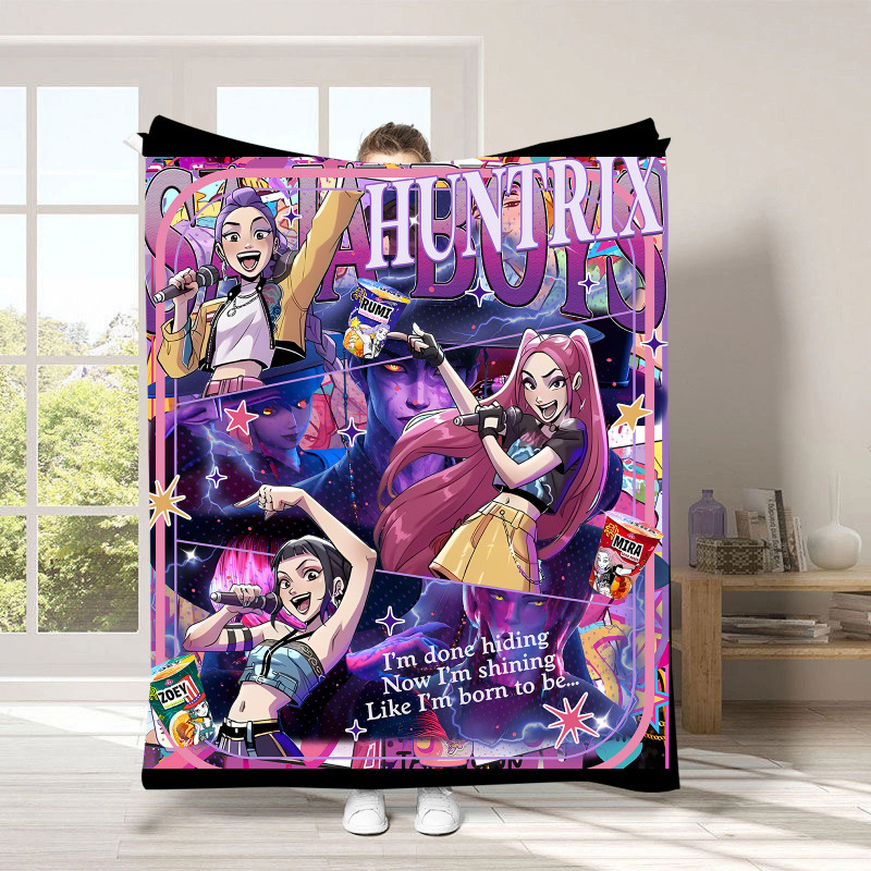 Explosiones transfronterizas de caza de brujas mantas de franela de comercio exterior Amazon mantas de cama gruesas mantas