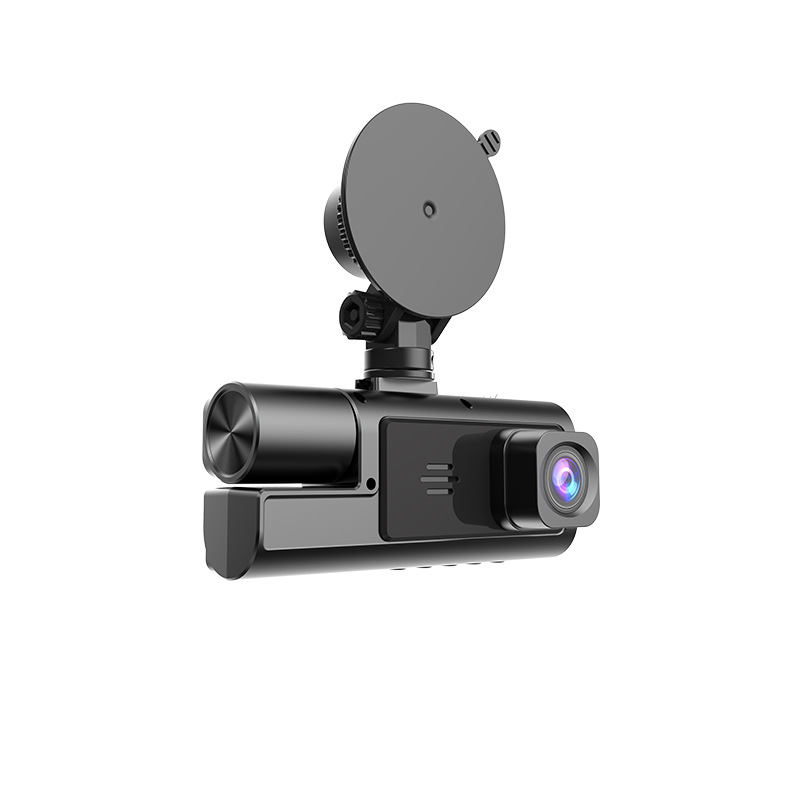 2024 registrador de conducción 360WiFi HD tres grabación tres lente sin enrutamiento 24h monitoreo coche DVR