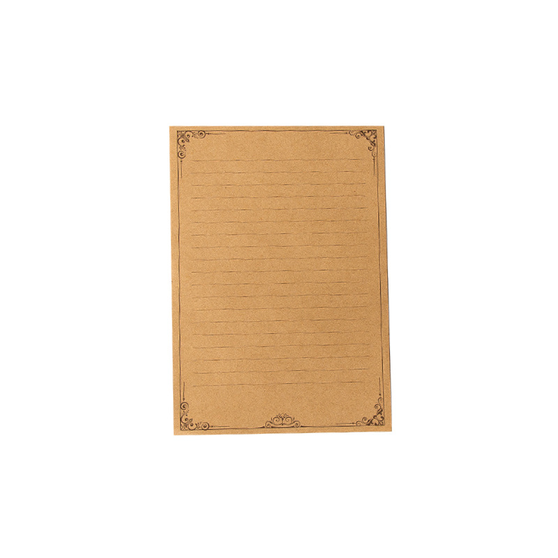 Carta vintage papel sobre traje A5 carta de confesión carta de amor escritura B5 carta estudiante pareja simple cumpleaños