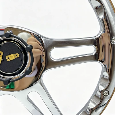 Steering wheel for car modification, suitable for