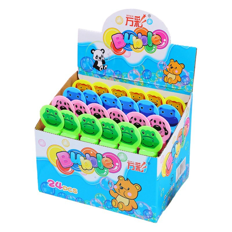 Пузырьковая палочка с мультяшными животными небольшого размера 14*2. 5 см мини пузырь воды Лето Горячий продавать игрушки подарок Завод оптовой