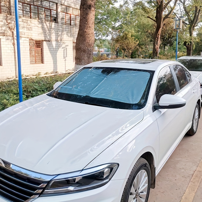 Cross-border foreign trade thickened titanium silver sunshade front windshield front and rear windshield window heat insulation sunshade curtain summer sun shield